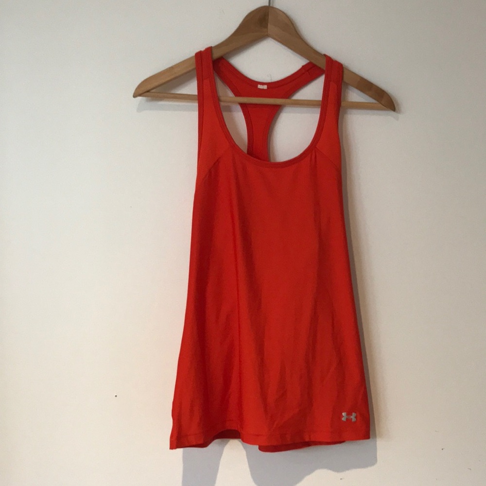 Under Armour Orange Sport Camisole Small